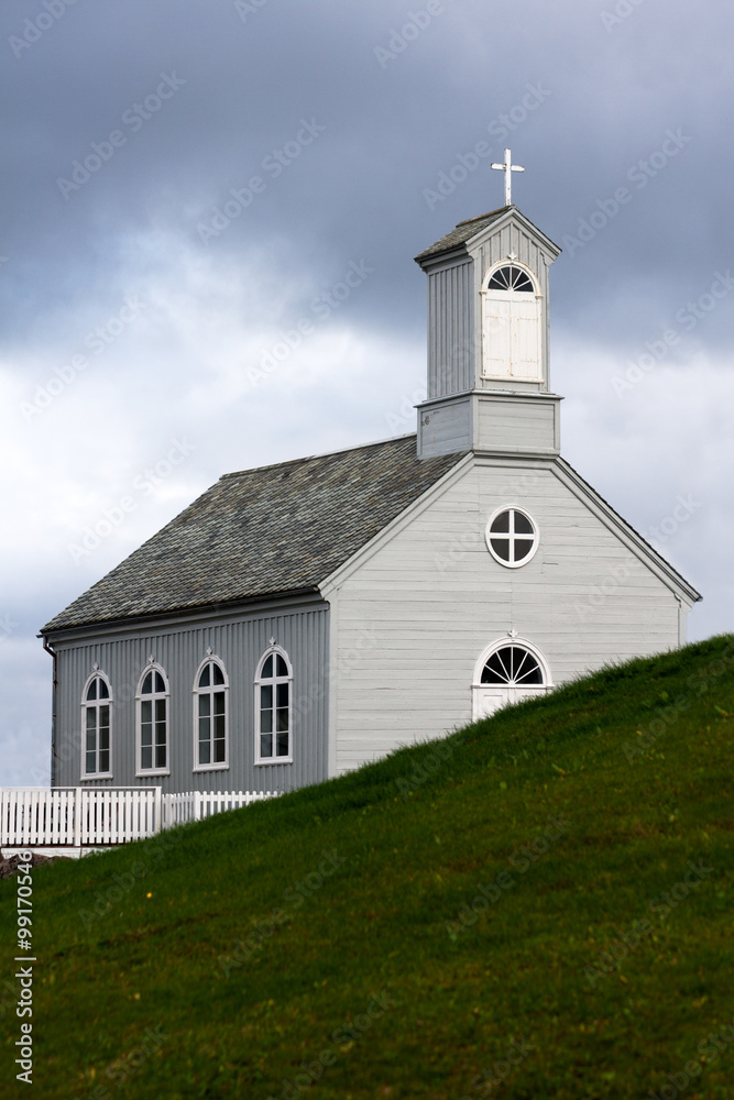 Stykkisholmskirkja, one of the many Icelandic churches.