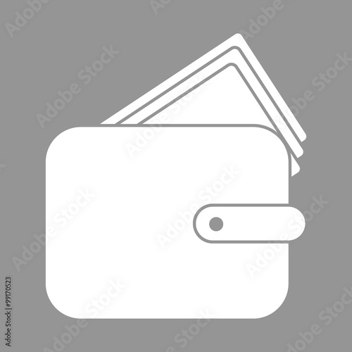 Wallet flat icon