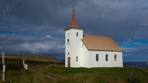 Kollafjardarneskirkja  one of the many Icelandic churches.