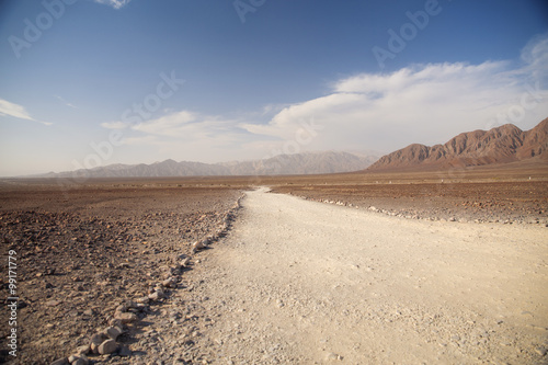 Andes in the Nazca desert