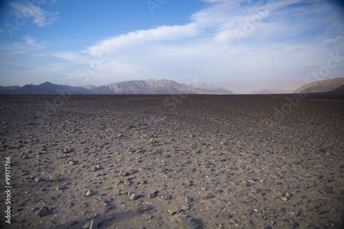 Andes in the Nazca desert