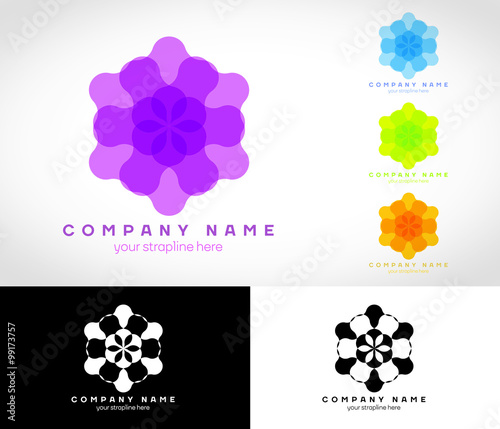 Geometric Transparent Logo