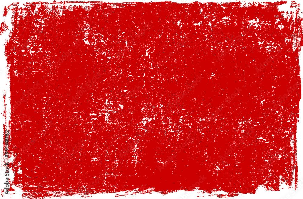 Red grunge scratched background texture - obrazy, fototapety, plakaty 