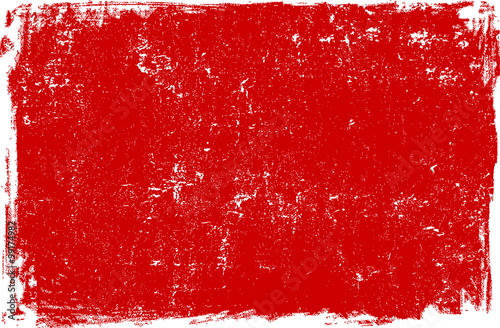 Slika na platnu Red grunge scratched background texture