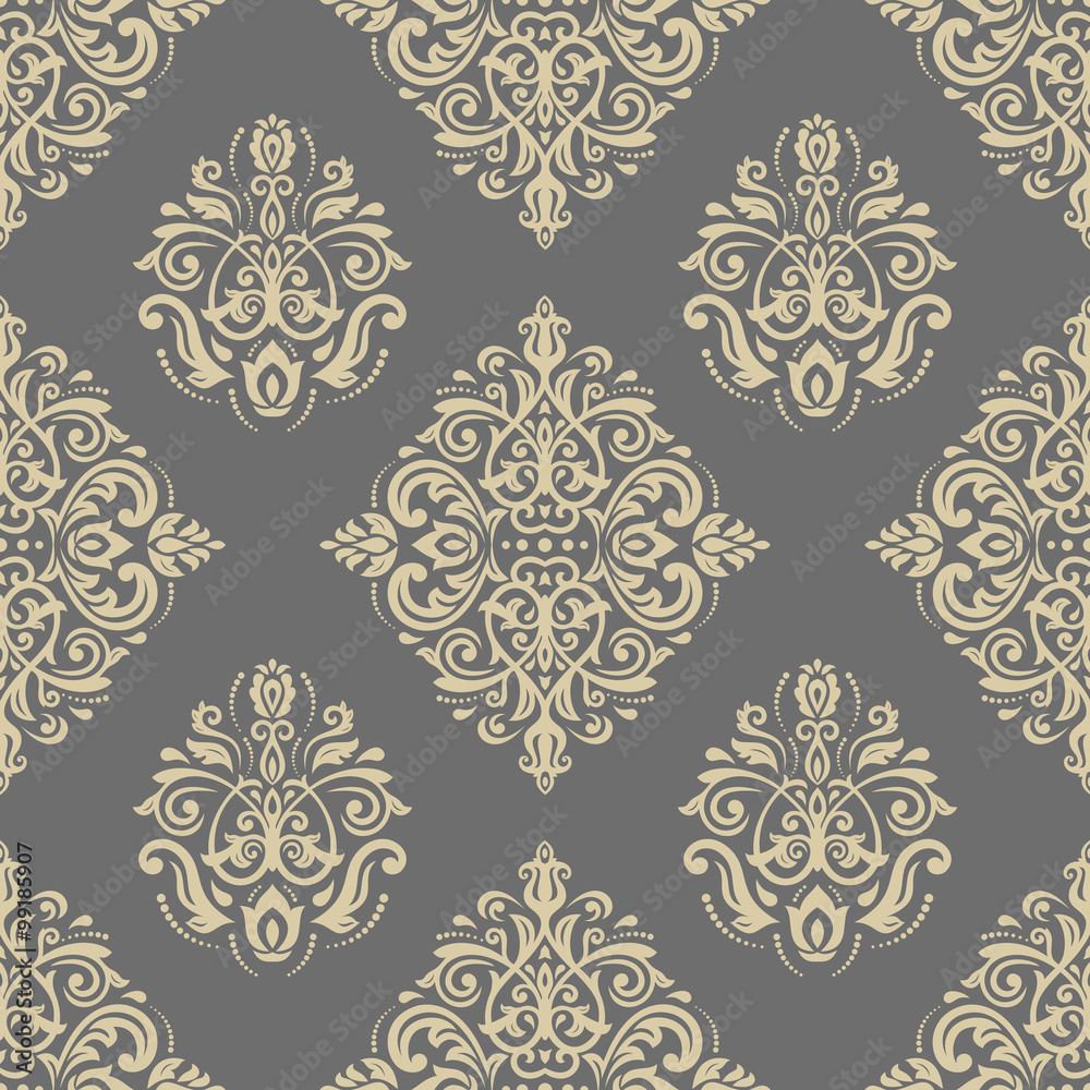 Damask Seamless Vector Pattern