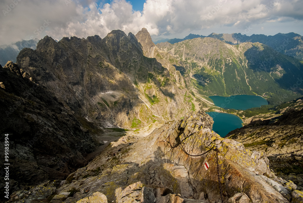Tatry Wysokie ,Rysy ,Przełęcz Pod Chłopkiem