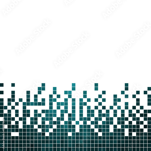 abstract vector square pixel mosaic background