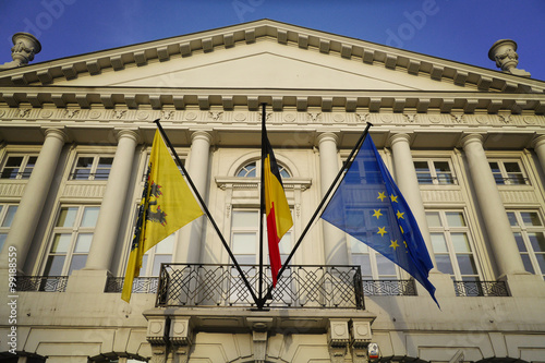 place des martyrs, parlement flamand, Bruxelles, Belgique photo