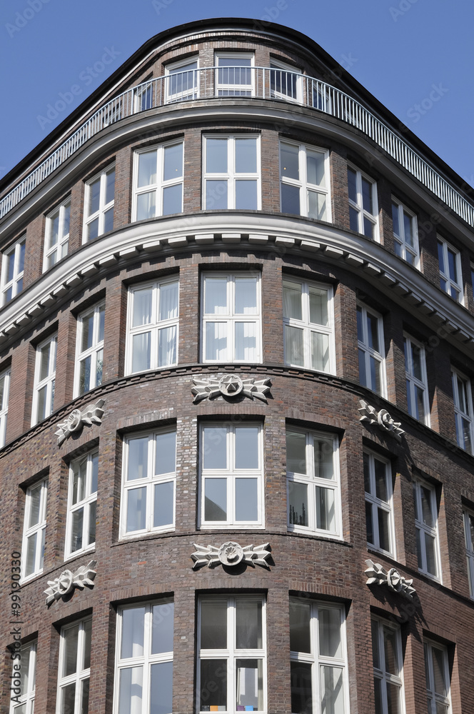 Fototapeta premium Kontorhausviertel, Hamburg, Deutschland