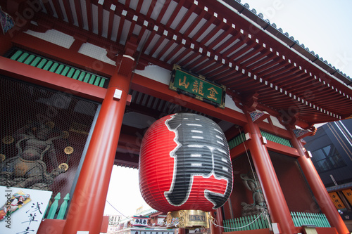 Photography Beautiful Architecture in Sensoji Temple around Asakusa area at