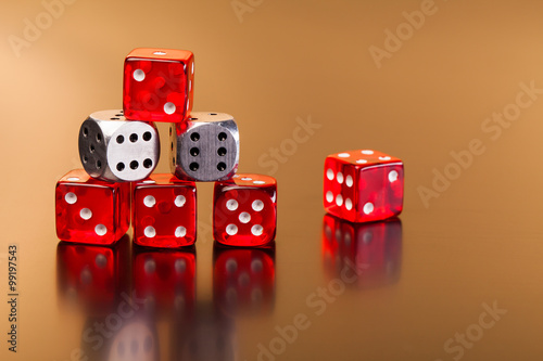 set of playing dices