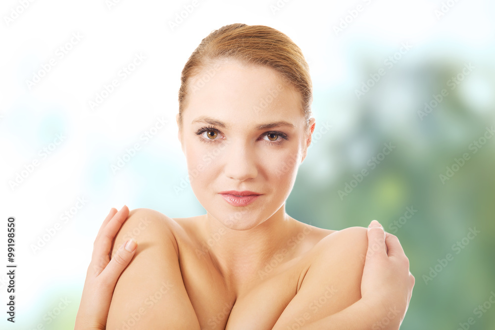 Beautiful young spa woman. Beautiful young spa woman.