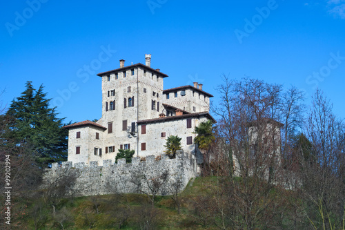 Medieval Cassacco's castle in Friuli, Italy 
