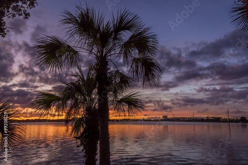 Sunset Over the Indian River - Merritt Island, Florida © Brian Lasenby