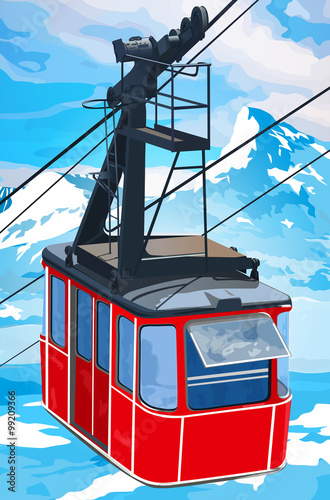 Red cableway