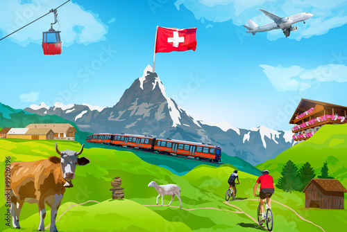 Alps Matterhorn card