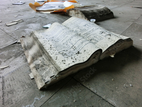 Old moldy book