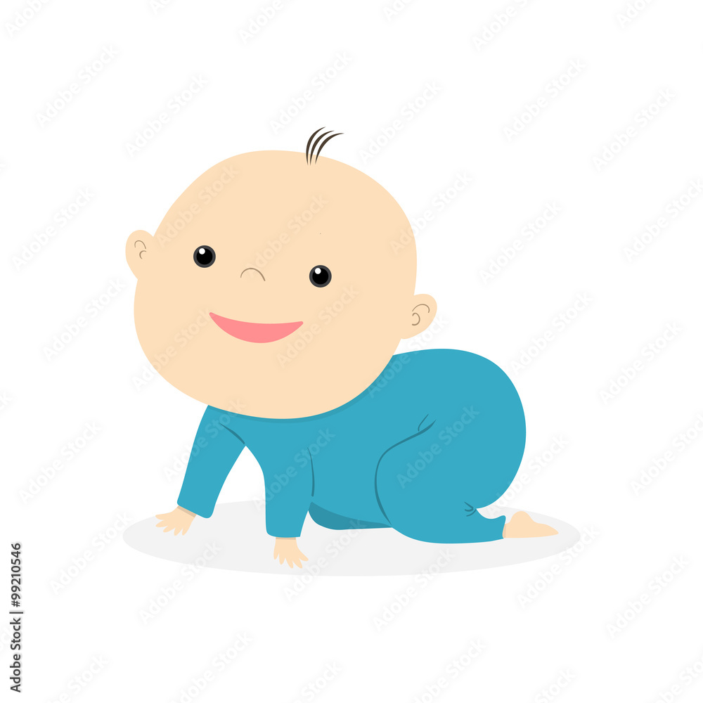 little cute baby smiling illustration little cute baby smiling illustration