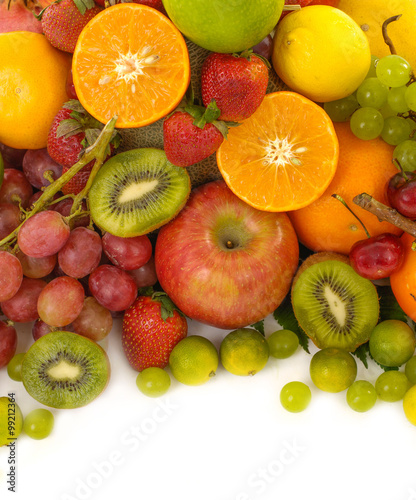 Various fresh healthy fruit 