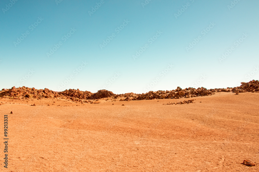 Fototapeta premium View of volcano