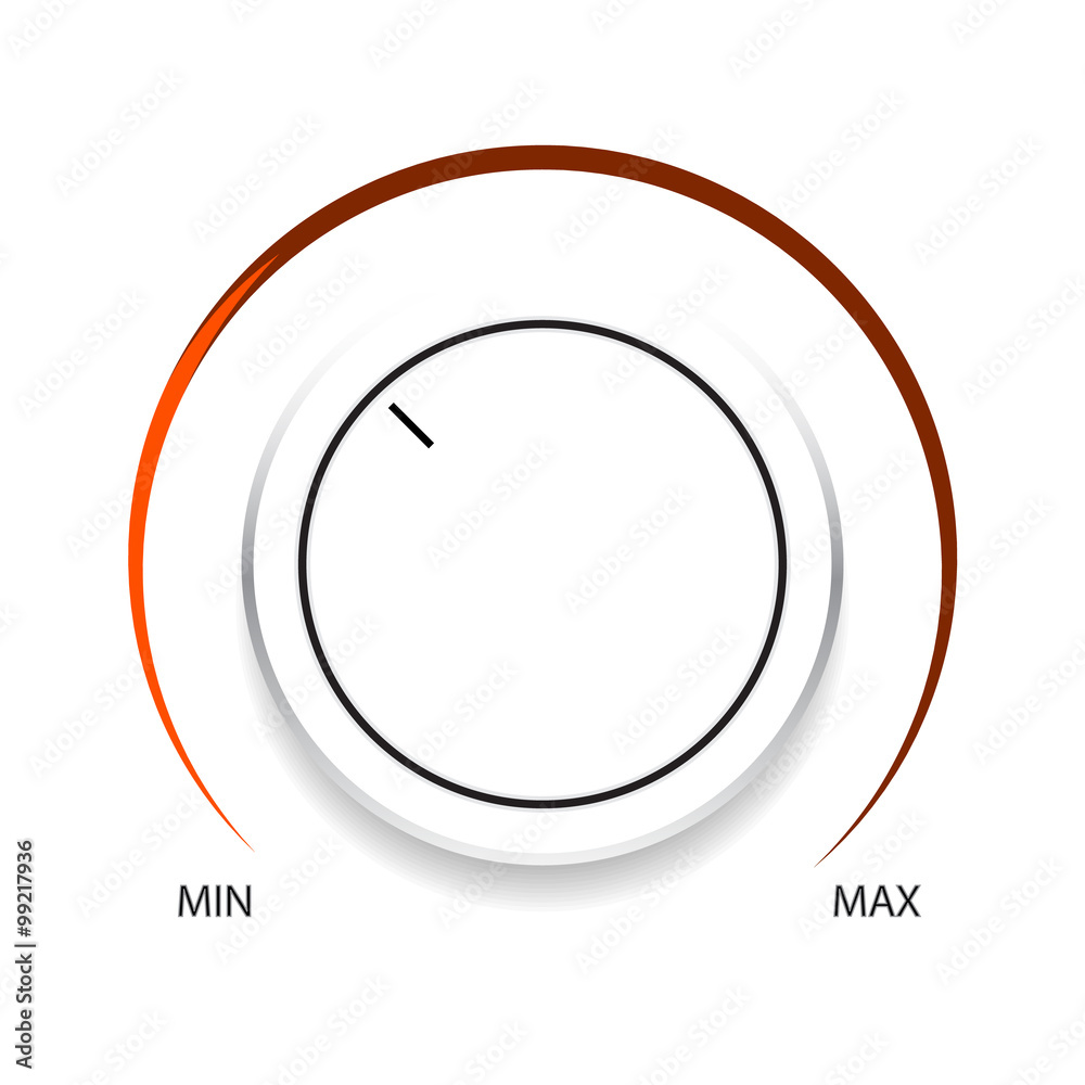 White technology volume music button on white background isolate vector illustration eps 10 White technology volume music button on white background isolate vector illustration eps 10