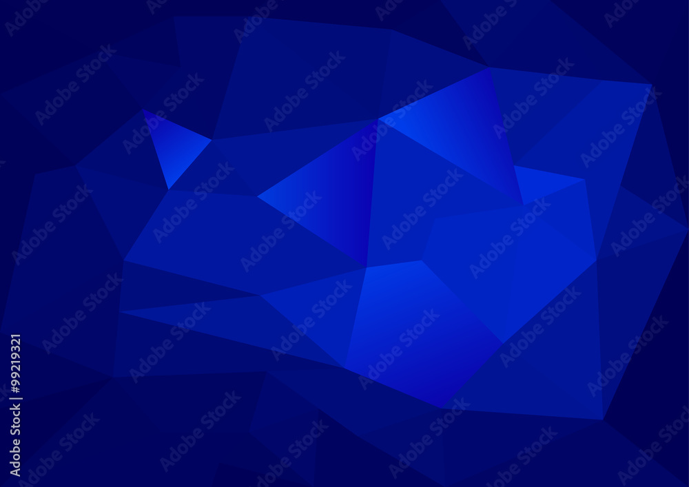 blue background polygon vector illustration eps 10