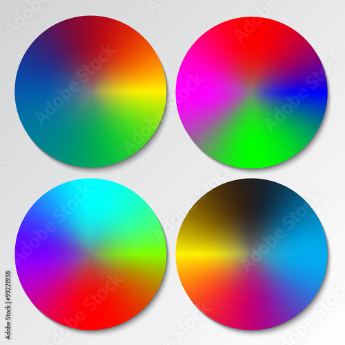Color spectrum wheels