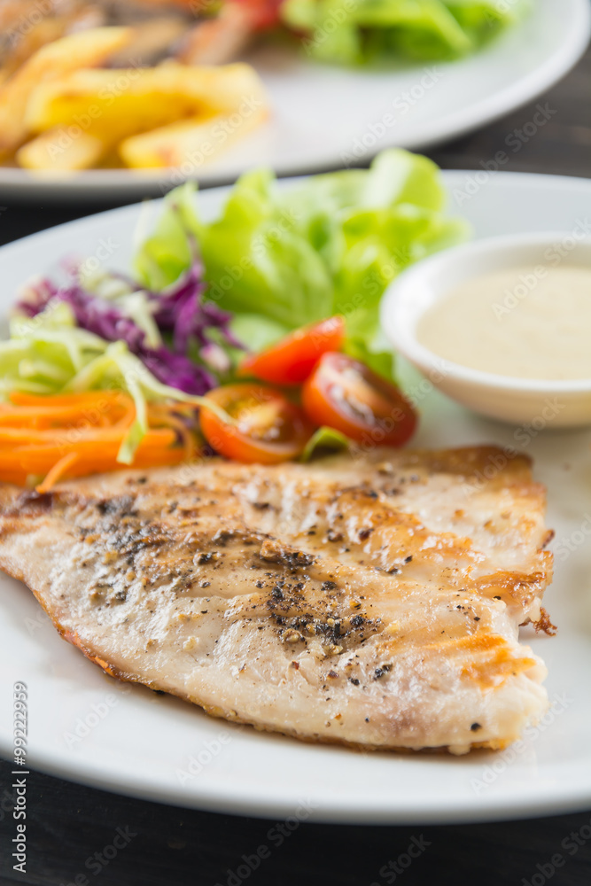 fish steak fish steak