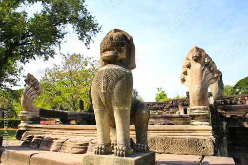 View of the historic Prasat...
