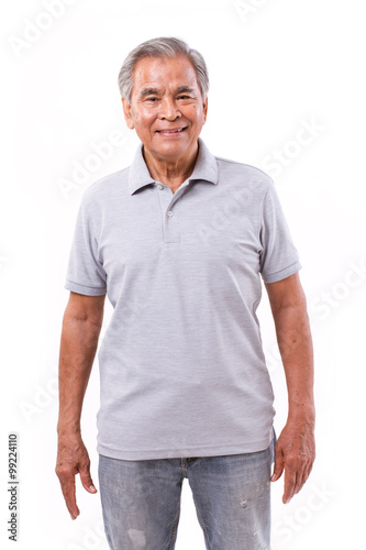 Canvas Print portrait of happy smiling man