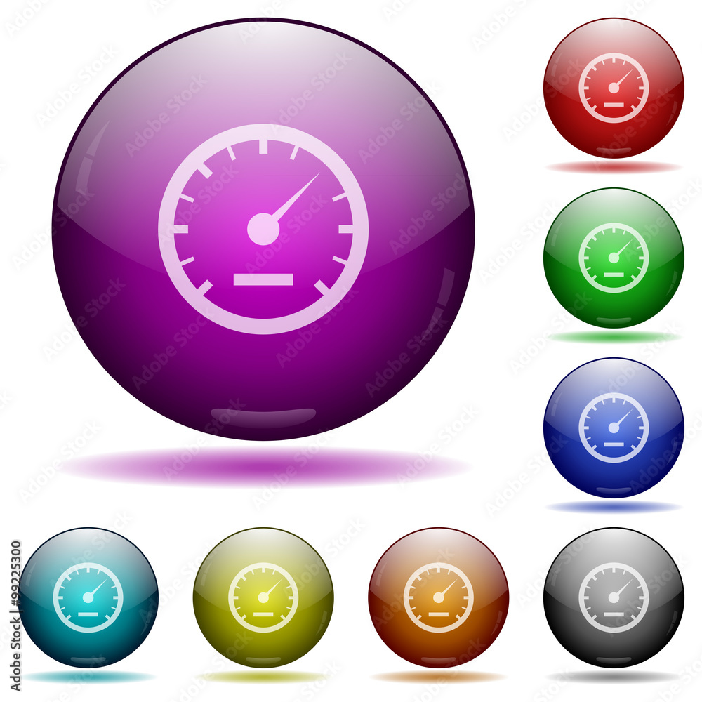 Speedometer glass sphere buttons Speedometer glass sphere buttons