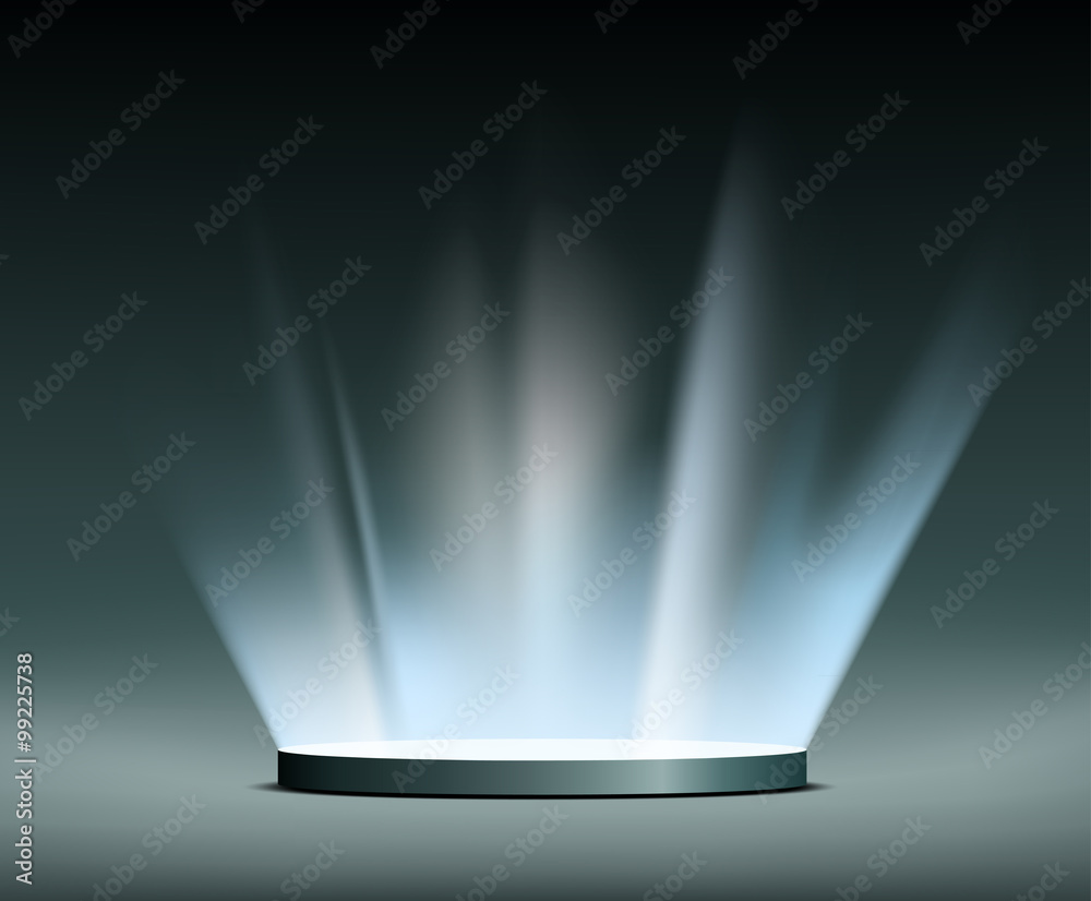 Rays of light. Hologram. Stock Vector | Adobe Stock
