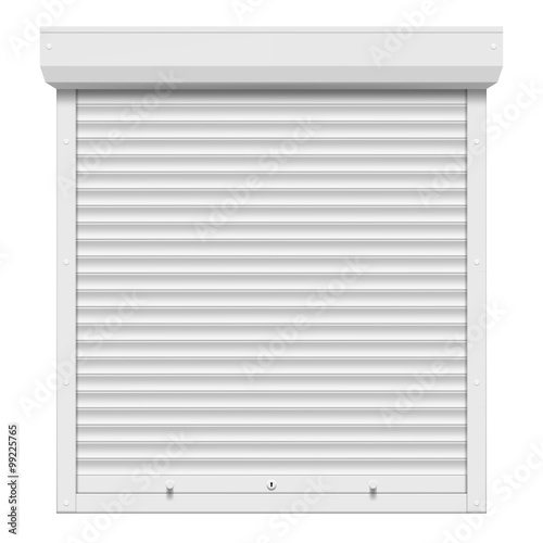 Shutters isolated on white background.
