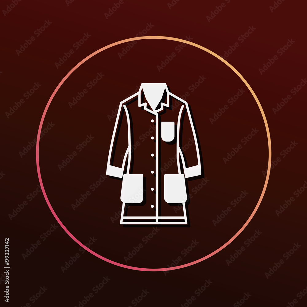 Lab coat icon Lab coat icon