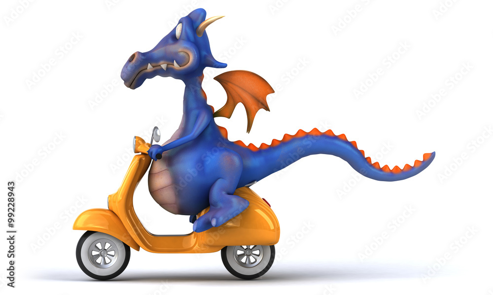 Fototapeta premium Fun dragon