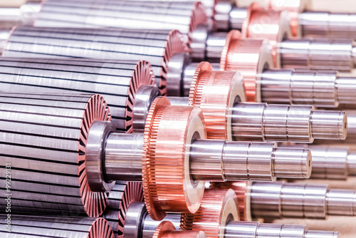 The electric motor rotor of stock