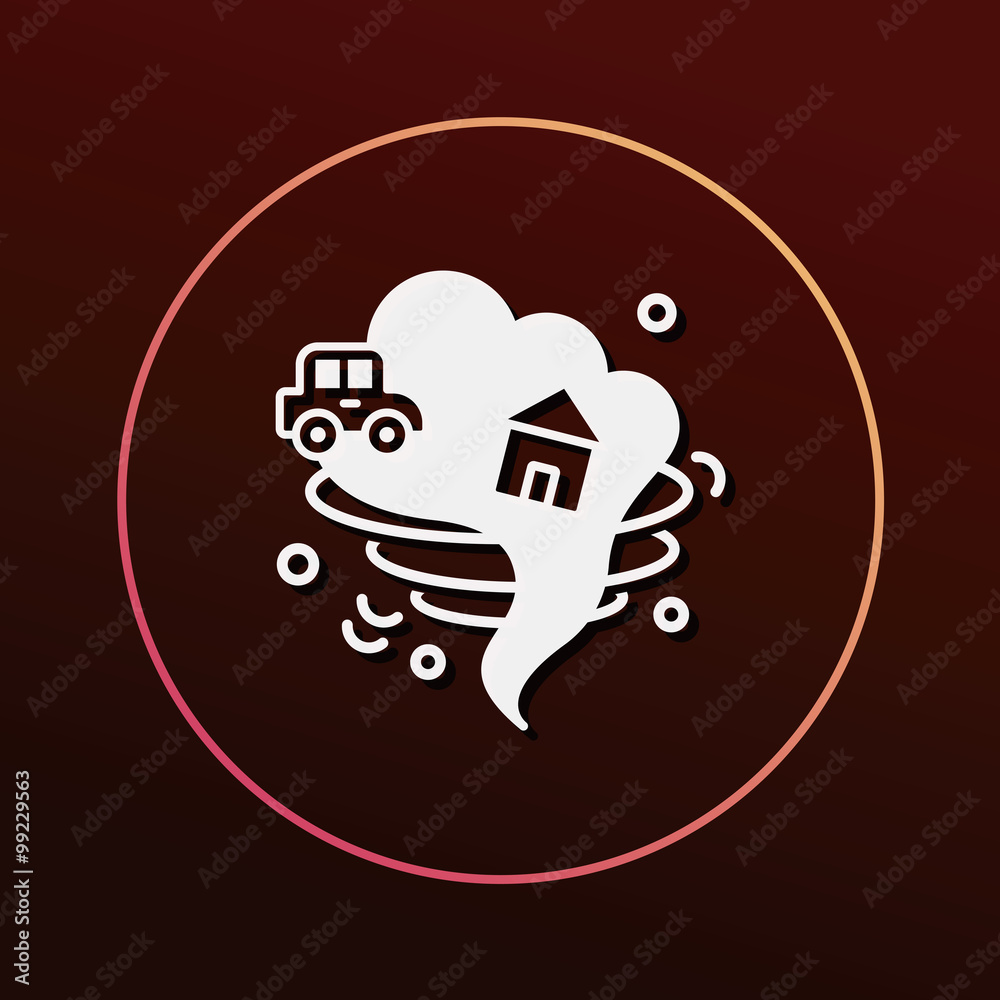 Tornado icon Tornado icon