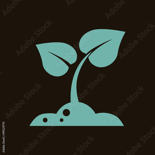 Plant germ icon
