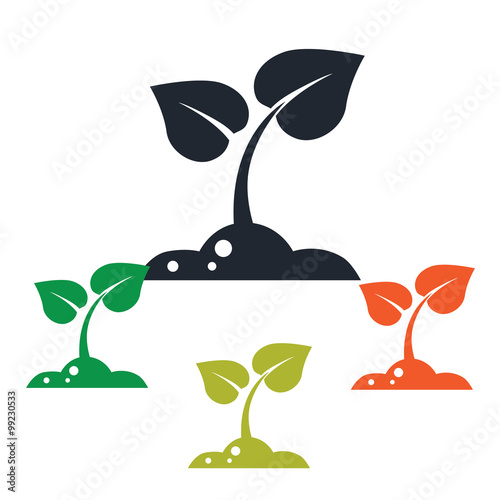 Plant germ icon
