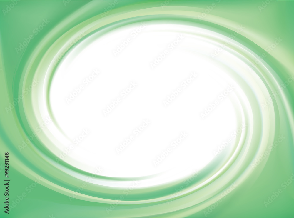 Vector background of bright green swirls Vector background of bright green swirls