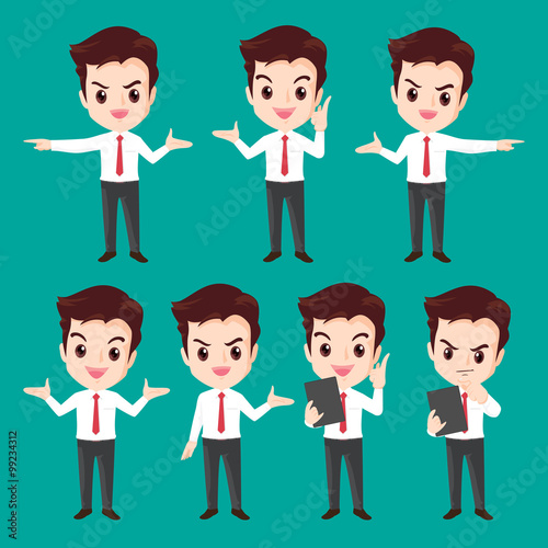 Businessman character