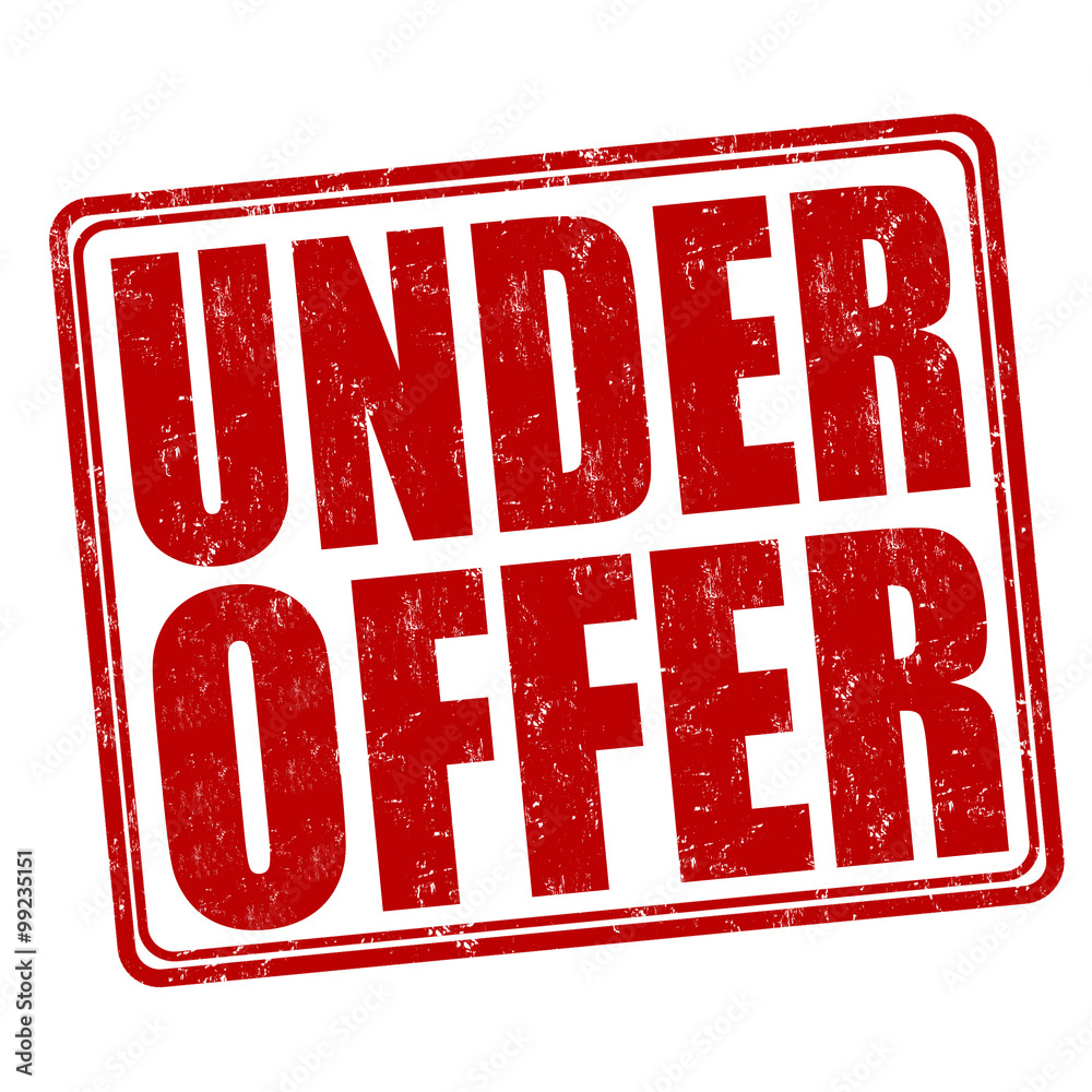 Under offer stamp Stock Vector Adobe Stock