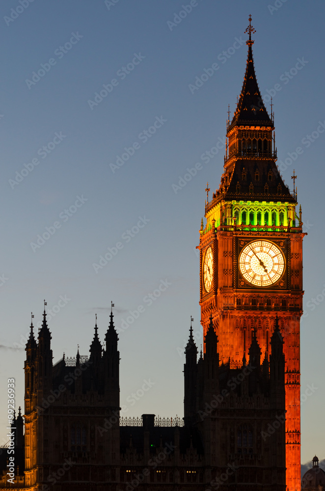 Big Ben Tower and Westminster (London)