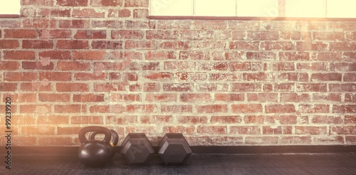 A shot of a gym