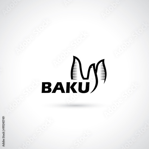 Baku symbol - flame towers - bird symbol Free Download Baku symbol - flame towers - bird symbol - GFXLoad