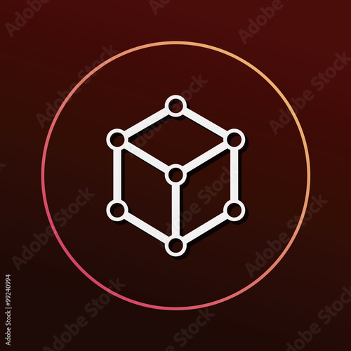Molecular modeling icon