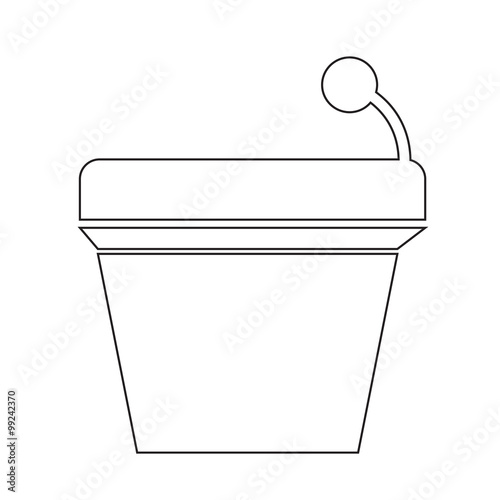 Podium Without Speaker icon Illustration Art