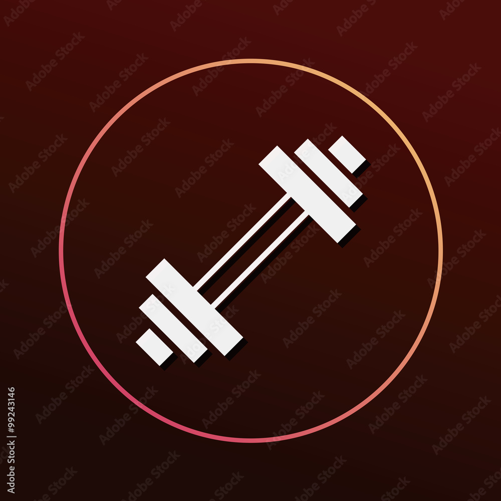 Dumbbell icon Dumbbell icon