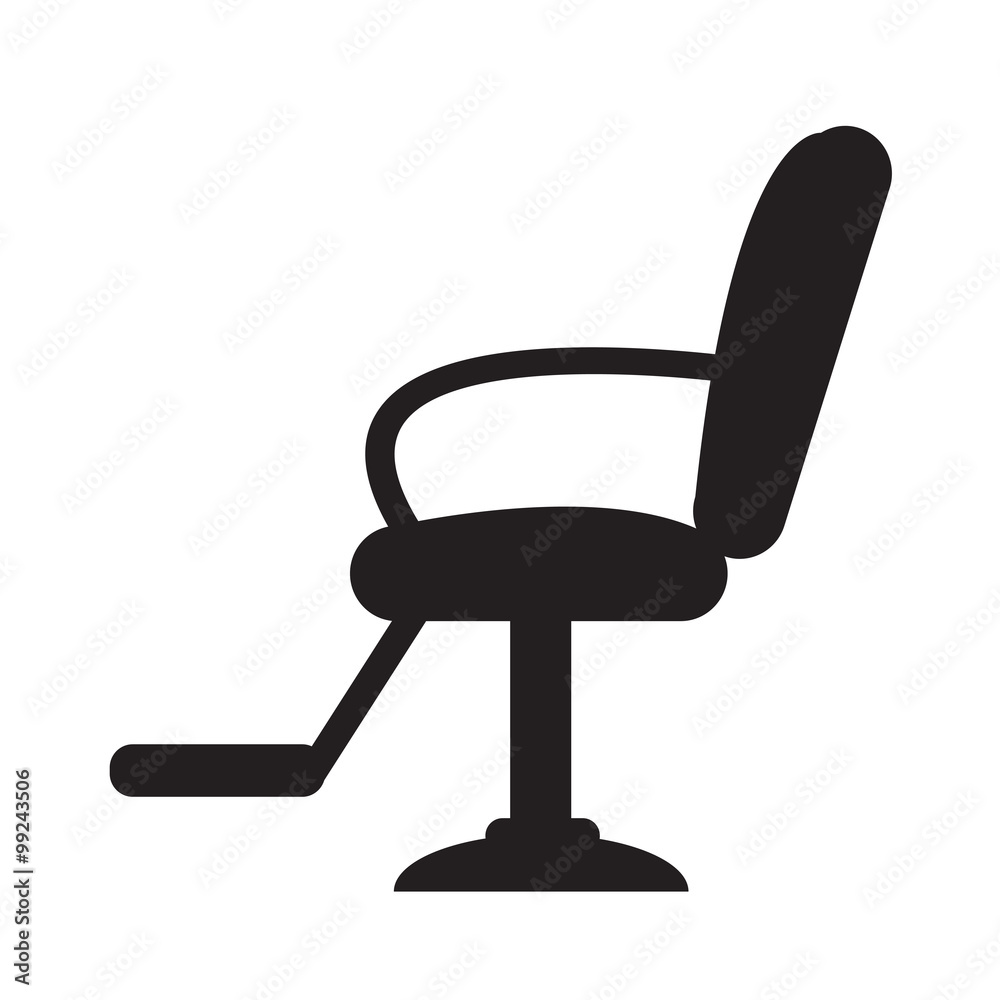 Barber Chair Icon Illustration design Barber Chair Icon Illustration design