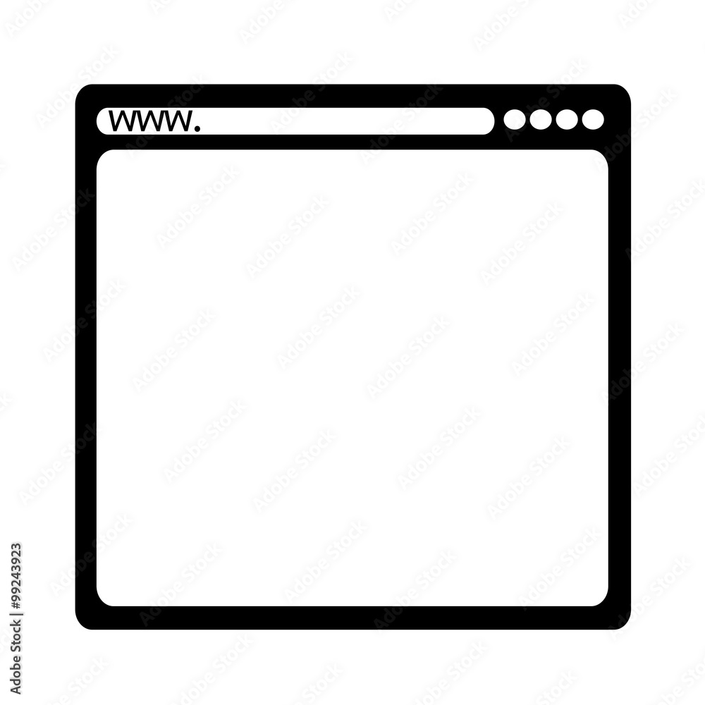 browser icon Illustration symbol design browser icon Illustration symbol design